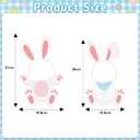 2 x Easter Bunny Large Cutouts Paper for Bulletin Board Decorations Set for School Nursery Spring Easter Birthday Party Supplies