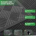 100pointONE Front Door Mat, Heavy Duty Indoor Outdoor Doormat, 60" x 36" Low Profile Outdoor Mats for Home Entrance, Stain and Fade Resistant Welcome Mat Ideal for High Traffic Area, Diamond Grey