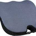 Soft Dense Memory Foam Car Seat Cushion for Driving - Seat Cushion for Car Seat Driver with Wedge Design & Raised Back to Broaden Vision, Provides Comfort for Lower Back & HIPS (Passenger Use Too) (Gray)