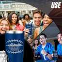 Football Fan 20 Oz Insulated Travel Coffee Cup Mug Tumbler with Lid Dallas Themed Merch Shop Men Women Sport Stuff Gear Apparel Cowboys Team Decor Accessories Husband Boyfriend Dad Cool Birthday Gifts