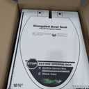 KOHLER 4636-RL-0 Cachet ReadyLatch Elongated Slow Close Toilet Seat, Soft Close Toilet Seat Quiet Lid, Contoured Grip-Tight Bumpers Installation Hardware, Apartment Essentials, White