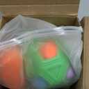 Dog Snuffle Ball-Interactive Puzzle Dog Toys Encourage Natural Foraging Skills Slow Feeder for Training and Stress Relief, Cloth Strip Hiding Food Chew Toys with Squeaky Carrot Toy for Any Size (Green)