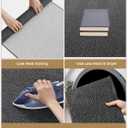 Color&Geometry Ultra Thin Indoor Door Mat 24"x36", Machine Washable Front Door Mat Non Slip, Low Profile Entrance Mat Indoor, Absorbent Doormat for Inside, Entry, Entryway, Dark Grey (FOLD)