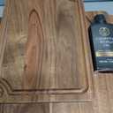 Deer & Oak 3-Piece Acacia Chopping Board Set with Stand, Includes 250ml Chopping Board Oil, FSC Certified Pre-Oiled Wooden Chopping Boards for Kitchens, Hardwood Kitchen Chopping Boards for Meat