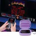 BliFulde Carrying Case for RG353V/ RG353VS Handheld Game Console, Custom-Insert Handheld Emulator Retro Game Holder Organizer, Portable Game Player Storage Bag (Case Only) (Purple)