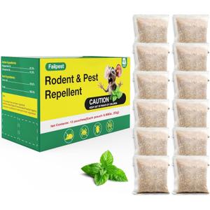 15PCS Mouse Repellent Pouches, Natural Ingredients, Safe for Children and Pets