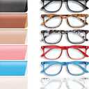 NOVIVON Reading Glasses for Women, Reading glasses men, Blue Light Blocking Readers, Computer eye glasses, Cheaters