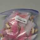 30Pcs Mini Christmas Trees Artificial Christmas Tree Bottle Brush Trees with Wooden Base for Christmas Decor Christmas Party Home Table Craft Decorations(Pink+White)