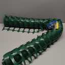 Fafaland Safety Fence Garden Netting Roll 4 X 100 Feet with Zip Ties, Temporary Reusable Plastic Mesh Fencing Netting for Snow Fence, Animal Barrier, etc. (4' X 50‘ SW, Green)