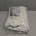 60 Inch Extra Wide Pinch Pleated Curtains 84 Inch Length for Living Room Large Window Drapes Light Filtering Privacy for Bedroom Back Tab with Hooks Clip Rings Natural 60W x 84L