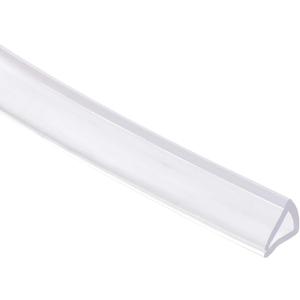 uxcell Trim Seal, PVC U-Seal Channel Edge Protector Sheet, Fits 3-5mm Edge 3Meters/9.84Ft Length, 0.28" Height Transparent