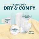 Pampers Swaddlers Diapers, Size 0 (up to 10 lbs), 84 Count, Fragrance Free, Hypoallergenic, Absorbent, Pediatrician Recommended, Skin Safe