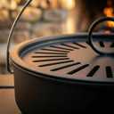 Mosquito Coil Holder with Anti-Scald Design, Stainless Steel, Black, for Home and Camping (Black)