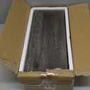 QEEIG Floating Shelves for Wall Bathroom Shelf Bedroom Kitchen Living Room Hanging Book Shelves Small Farmhouse Decor 16 inch Set of 3, Grey (015-GY3)