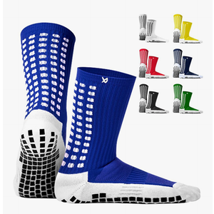 Lux Dual Grip Socks - Soccer Grip Socks for Men and Women. GripArray Performance & Comfort