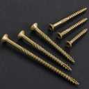 Wensilon #14 * 8" Extended Deck Screws, (38 pcs) 2 lbs.Lengthen Exterior Wood Screws, Rust Resistant epoxy Coated, Bronze, T30 Star Bit