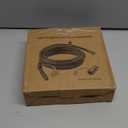 GASPRO 12 Feet 3/8" ID Natural Gas Hose, Low Pressure LPG Hose with Quick Connect, for Weber, Char-broil, Pizza Oven, Patio Heater and More