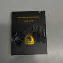 GSOIAX Mens Slim Wallet for Men Minimalist Genuine Leather Carbon Fiber Rfid Blocking Bifold Credit Card Holder With Gift Box (Black)