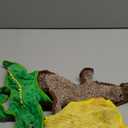 No Stuffing Dog Squeak Toys-3 Pack Chew Toys for Small Medium Large Breed- Durable Puppy Teething Interactive to Keep Them Busy- Best Birthday Gift (Yellow & Coffee & Green)