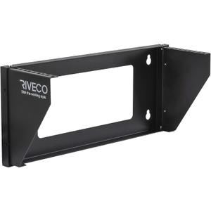 RIVECO 3U Wall Mount Rack for Network| Reinforced Heavy Load 66-99 LBS Small Server Racks Vertical & Horizontal Mounting for 19 inches IT & Studio Equipment.