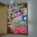 47 PCS Unicorn Cake Topper Unicorn Rainbow Cake Decorations with Rainbow Butterflies Unicorn Balls Happy Birthday Cake Decorations (Style 2)