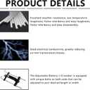 Kewucn Adjustable Battery Hold Down, Car Battery Tie Down Holder Kit, Universal Battery Crossbar with Stainless J Bolt, Automobile Battery Fixing Accessories for Cars, SUV, RV (9 inch bolts)