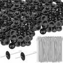 Solar Panel Guard Clips Animal Guard Fastener Animal Roll Kit Stainless Steel Fastener Clips for Solar Panel Bird Wire Pigeon Fence(300 Packs,25 mm)