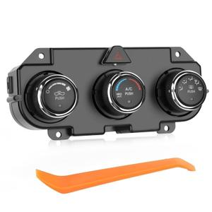 Front Climate Control Module 599-217 Heater A/C Control Switch for Dodge Ram 2500 2013-2018,for Dodge Ram 1500 3500 2013 Front A/C Heater Air Conditioning Panel Unit 68268189AA,68226600AA, 68226600AB