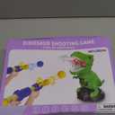 Dinosaur Shooting Toys for Kids 3-5 Years, Movable Target Shooting Games with 2 Air Pump Launcher, Interactive Competition Game Gift for Boys and Girls Ages 3 4 5 6 7 8 Years Old