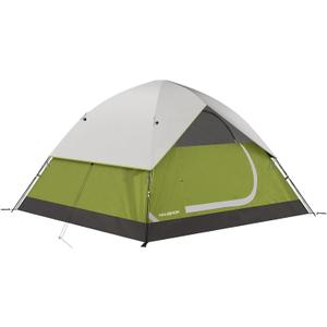  Family Dome Tent with Removable Rain-Fly, Easy Set Up Portable Camping Tent for Backpacking Hiking Backyard Outdoor, Green,4-person