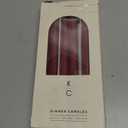 Tapered Dinner Candles - Soy & Paraffin Blend, Dinner Candles with Long-Lasting 7-Hour Burn for Stylish Homes - Candle in Curated Colors Ideal Gift for Hosts, Brides & Event Planners-Merlot (Pack of 6)