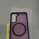 OWKEY for Samsung Galaxy S21 Case with Stand, Magnetic Shockproof Case Fit for Magsafe Translucent Matte Cover for Samsung S21, Purple