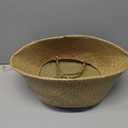 DOKOT Seagrass Plant Basket with Handles, Round Storage Wicker Basket (10.6inch Diameter x 12.5inch Height, Natural)