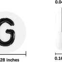 3 x Round Letter Beads 4x7mm Acrylic Alphabet Beads G for Bracelets Making Keychain Jewelry DIY - 100pcs