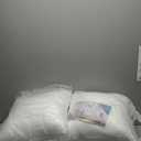 Oubonun 20 x 20 Throw Pillow Inserts, Firm and Fluffy Decorative Square Pillows for Couch Bed Sofa with Soft Cotton Cover White Cushion with Down Alternative Pack of 2