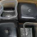 28 Pcs Chair Leg Sliders for Carpet, Square Chair Leg Floor Protectors Glides, Silicone Furniture Leg Protectors Caps, Carpet Protectors Table Feet Teflon Covers Pads (Fit:1-1/8" ~ 1-1/2")