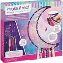 Make It Real Lunar DIY Dream Catcher Kit with Lights and Fairy Lights for Teen Room Wall Decor - Ages 8+