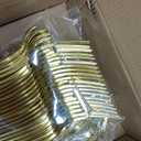 Gold Plastic Forks and Spoons Heavy Duty Set-160Pack Gold Plastic Silverware incl 80 Forks,80 Spoons - Disposable Cutlery Flatware,Gold Utensils Dinnerware for Birthday, Dinners, Parties,Weddings