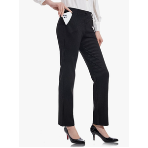 Tapata Women's 32''Stretchy Straight Dress Pants with Pockets Tall  Regular for Office Work Business Size XL