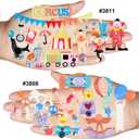 Carnival Circus Fondant Silicone Molds Amusement Park for Baby Shower Birthday Cake Decoration, Cupcake Topper, Chocolate, Epoxy Resin, Polymer Clay 32-cavity