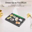 CoBak Case for 7" Ereader - New PU Leather Cover and Clear Soft Silicone Back Cover with Auto Sleep Wake Feature (Jade Glitter)