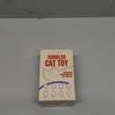 Laser Cat Toys for Indoor Cats, Automatic Interactive Cat Toy, Rechargeable 360 Auto-Spin Self-Balancing Laser Pointer with Catnip Hole & Feather, 3-Speed Random Trajectories for Bored Cats