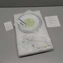 Lighted Makeup Mirror, 3000 mAh Rechargeable Double Sided Magnifying Vanity Mirror with 3 Colors, 1x/10x, 360 Rotation , Brightness Adjustable Magnification Cosmetic Light up Mirror, Women Gift (Chrome)