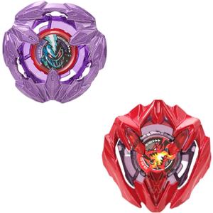 2 x Gyro X Set, 2 Right Spinning Tops Attack Type and Defense Type, Fun for Battling Game, Great Toy Gift for Boy Kid 6+