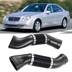 AUCERAMIC 1120943482 + 1120943582 Air Intake Hose Fit for Mercedes Benz W211 E240 04 2003-2005 M112.917 130 5AT Air Intake Tube Duct Boot