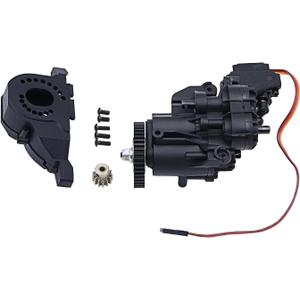 Dual Speed Gearbox with Servo and Transmission Internal Gears for 1/10 RC Crawler TRX4 TRX6 Upgrade Parts