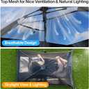 EighteenTek Upgraded Shower Tents with Hub, Pop Up Privacy Tent Camping 2-Room Privacy Shelter with Floor & Dual Doors, Portable Easy-Setup Toilet & Changing Tent, 83" x 47" x 77.6"H, 83"l X 47"w X 78"h