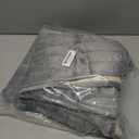 Couch Arm Covers, Velvet Fuzzy Couch Covers for Sofa, Non-Slip Armchair Sofa Slipcovers Arm Rest Cover, Armrest Pads, Pet Friendly Couch Protector for Dogs Washable (1PC, Grey, 28"X28")