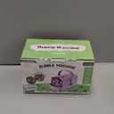 Bubble Machine Durable Automatic Bubble Blower, 18000+ Big Bubbles Per Minute Bubbles for Kids Toddlers Bubble Maker Operated by Plugin or Batteries Bubble Toys for Indoor Outdoor Birthday Party, Pink