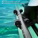 Kayak Paddle Holder, Kayak Accessories for Fishing, Dual Head Kayak Track Mount Accessories, Offset Paddle Holder for Kayaking, Kayak Rail Accessories, Standard